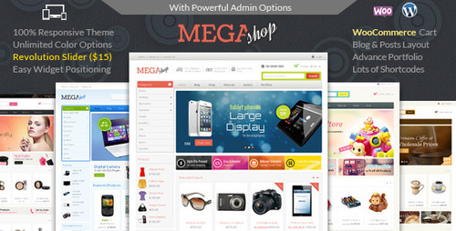 Product picture Mega Shop - WooCommerce Responsive Theme