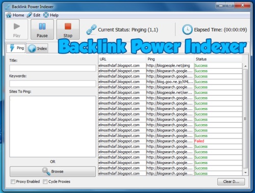 Product picture Backlink Power Indexer Software 