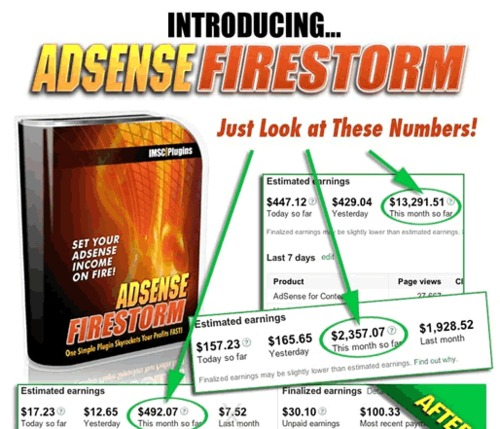 Product picture AdSense Firestorm WP PLUGIN