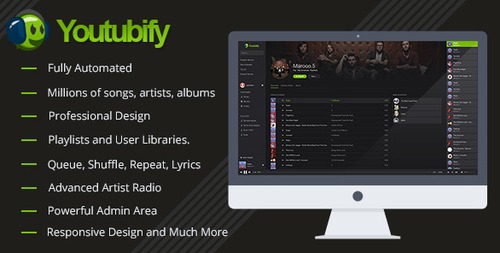 Product picture Youtubify - Youtube Music Engine
