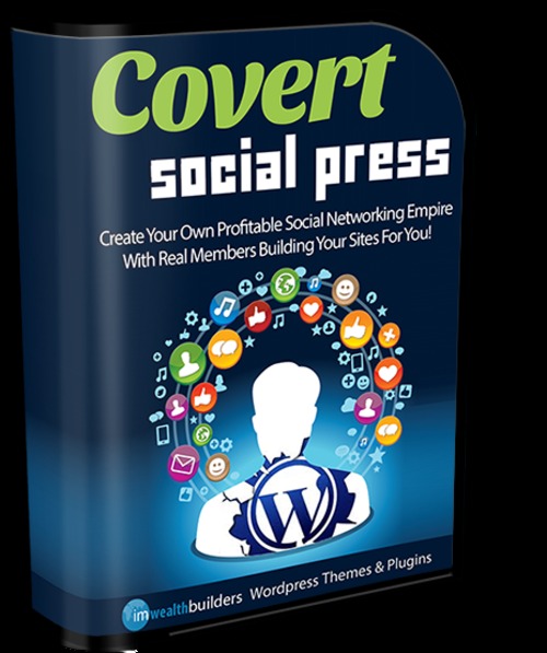 Product picture Covert Social Press - Run Your Own Social Network On WordPre