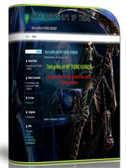 Product picture Dark gothic art WP THEME