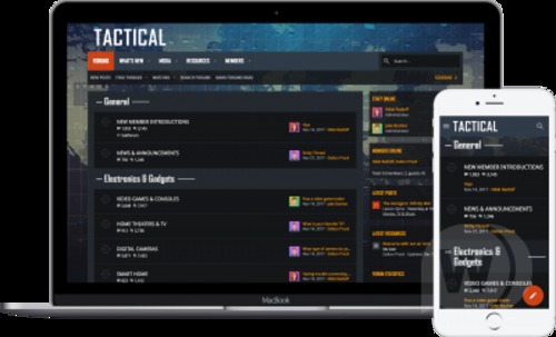 Product picture Tactical 2.1.1.2.0 - game style for XenForo 2