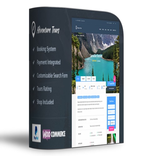 Product picture Adventure Tours - WordPress Tour/Travel Theme