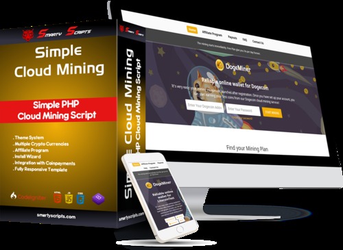 Product picture SCM Simple Cloud Mining Script